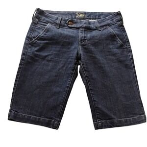 Old Navy The Diva Denim Bermuda Shorts‎ Dark Wash Women's Size 6